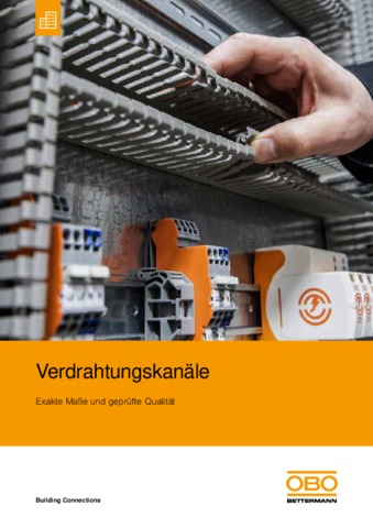 Verdrahtungskanal-Systeme