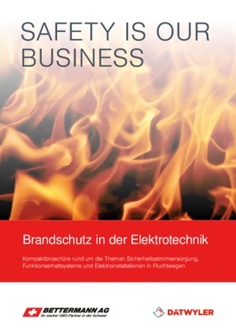 Funktionserhalt Brandschutz in der Elektrotechnik