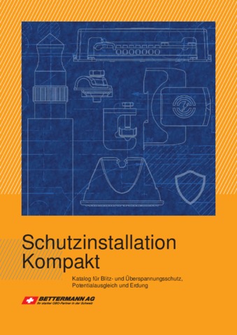 Kompakt Schutzinstallation für Blitz- und Überspannungsschutz