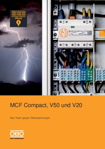 Ableiter MCF Compact, V50, V20: Das neue Team gegen Überspannungen