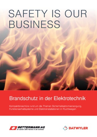 Funktionserhalt Brandschutz in der Elektrotechnik