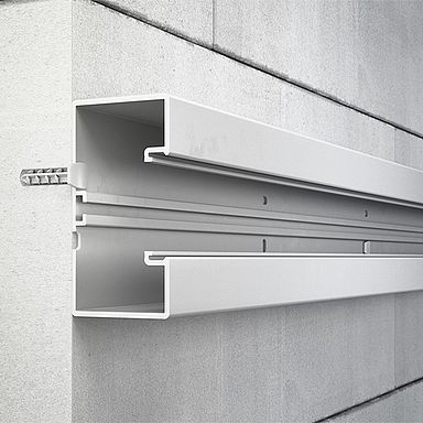 Steckduebel Nagel Wand Kalksandstein