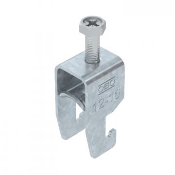 Staffa reggicavo 2056, base a U, 1 via, coppa in metallo, FT