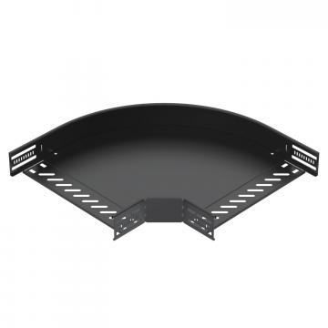 Curva a 90° 60, nera