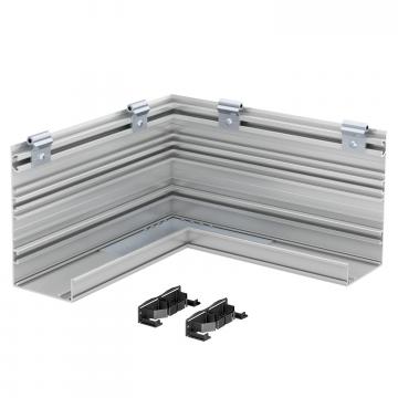 Elemento inferiore angolo interno larghezza canale 170 mm