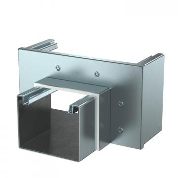 Réducteur droit, d’une hauteur de goulotte de 120 mm à 80 mm, FS