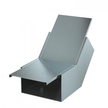 Coude vertical concave, hauteur de goulotte 120 mm, FS