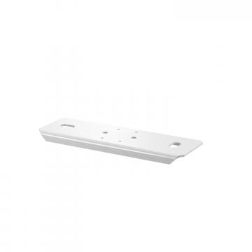 Support, largeur de goulotte 100 mm, blanc pur