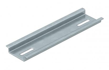 Rail DIN profilé 35 x 7,5 mm 118 | pour T100 longitudinal et T160 transversal | acier | galvanisé sendzimir