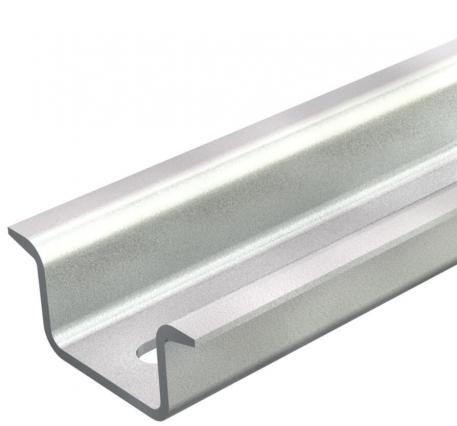 Rail DIN profilé, perforé FS 2000 | perforé | acier | galvanisé sendzimir