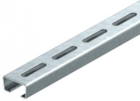 Guida di ancoraggio AML3518, scanalatura 16,5 mm, FT, forata 1000 | 35 | 18 | 1,5 | Acciaio | zincato a caldo per immersione | 