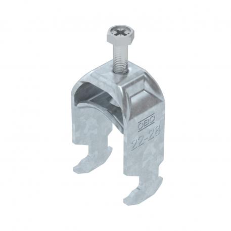 Bride de fixation 2056 pied H simple, plaque de pression en métal, FT 22 | 28 | 3