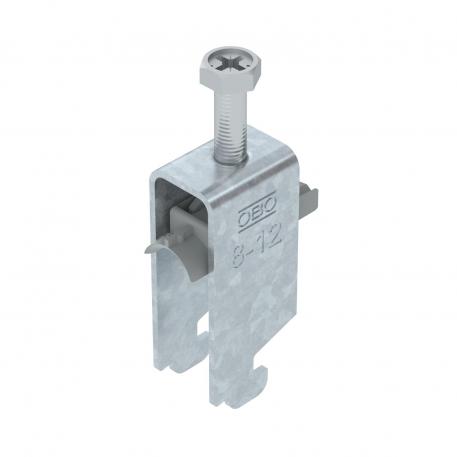 Bride de fixation 2056 pied N double, plaque de pression en matière plastique, FT 8 | 12 | 3