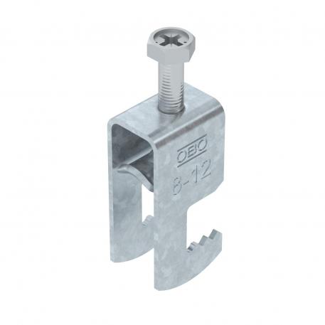 Bride de fixation 2056 pied F simple, plaque de pression en métal, FT 8 | 12 | 3