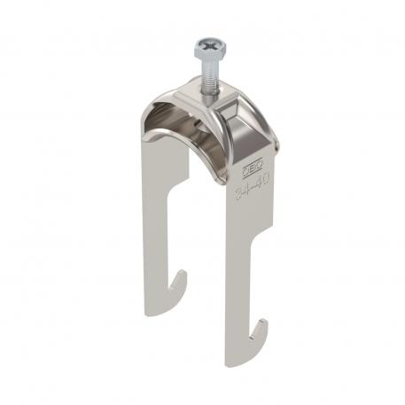 Bügelschelle 2056 W-Fuß, 1-fach, Metalldruckwanne, A2