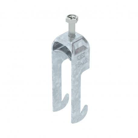 Bride de fixation 2056 pied W, simple, plaque de pression en métal, FT 16 | 22 | 3