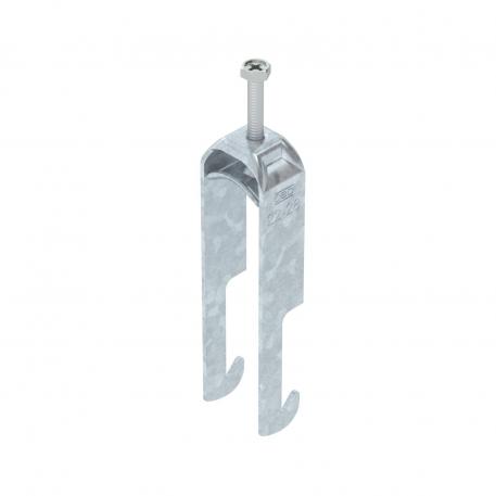 Bride de fixation 2056 pied W, double, plaque de pression en métal, FT 22 | 28 | 3