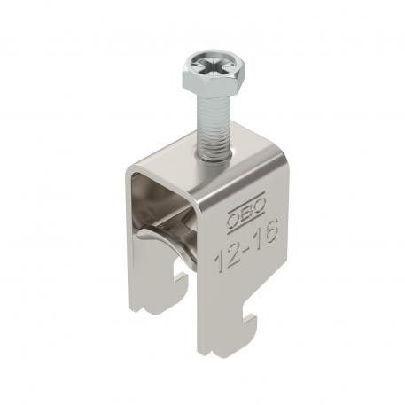 Bride de fixation 2056 pied N simple, plaque de pression en métal, A2 12 | 16 | 3