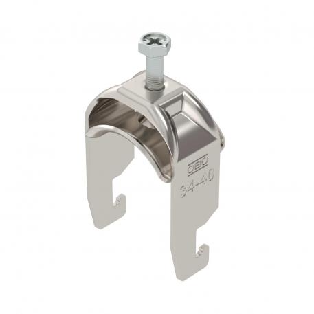 Bride de fixation 2056 pied U, simple, plaque de pression métallique, A2 34 | 40 | 3