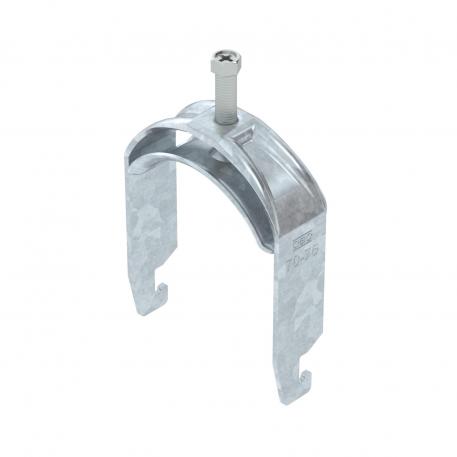 Bride de fixation 2056 pied U, simple, plaque de pression métallique, A2 70 | 76 | 5