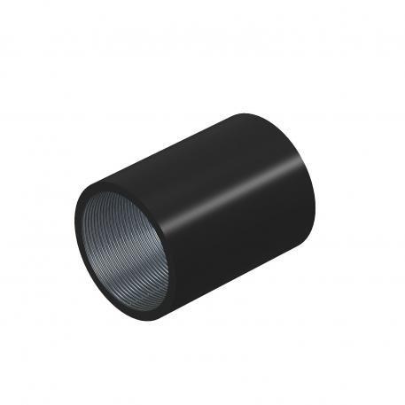 Manicotto in acciaio verniciato a polvere, colore nero, con filettatura 63 | M63x1,5