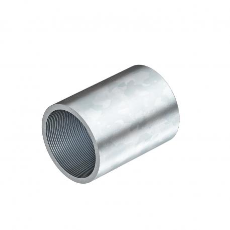 Manicotto in acciaio zincato galvanicamente, con filettatura 50 | M50x1,5