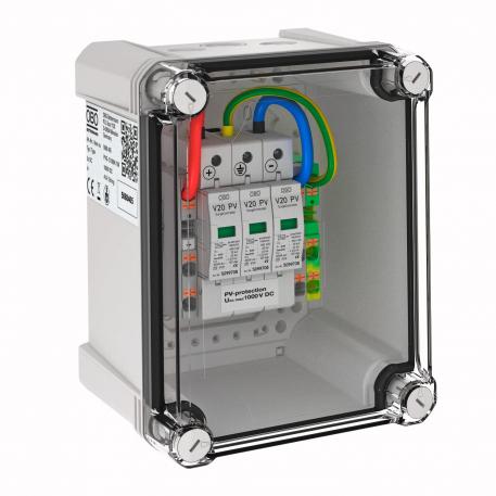 Cassetta di connessione generatore tipo 2 per 1 stringa