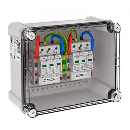 Cassetta di connessione generatore tipo 2 per 2 x 1 stringa