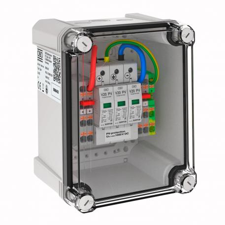 Cassetta di connessione generatore tipo 2 per 2 x 2 stringhe