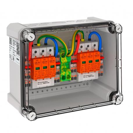 Generatoranschlusskasten Typ 1+2 für 2 x 2 Strings