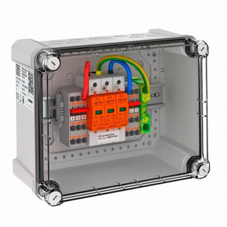 Cassetta di connessione generatore tipo 1+2 per 4 stringhe