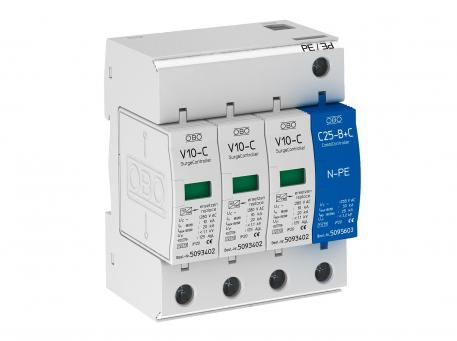 Parasurtenseur V10, à 1 pôle + NPE 280 V