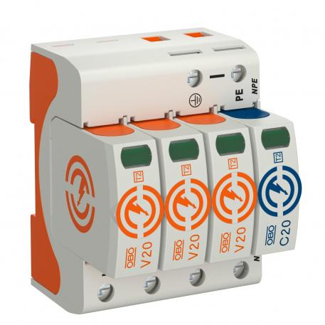 Überspannungsableiter V20, 1-polig+NPE 320 V