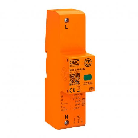 Lightning current arrester MCF-C 1 | 25 | sì | 440 | IP20