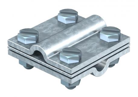 Morsetto a croce con piastra intermedia per Rd 8-10 mm FT