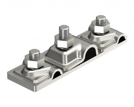 Anschlussplatte für zwei isCon®-Leitungen Rd 8-10 x Rd 16
