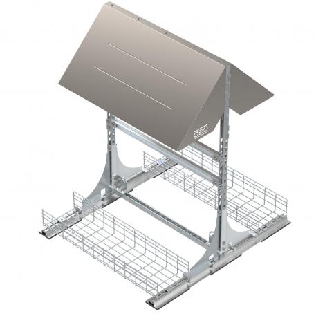 Telaio per inverter autoportante, utilizzabile su entrambi i lati