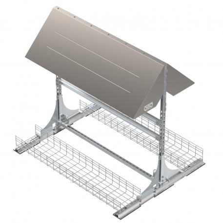 Telaio per inverter autoportante, bifacciale 