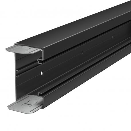 Goulotte d'appareillage Rapid 80, largeur de goulotte 130, hauteur de goulotte 70 2000 | noir profond; RAL 9005