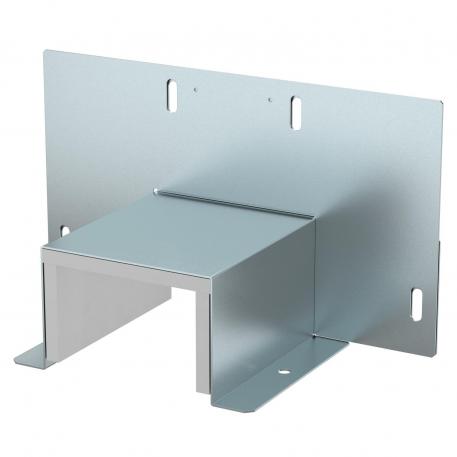 Raccord mural l120 zinc