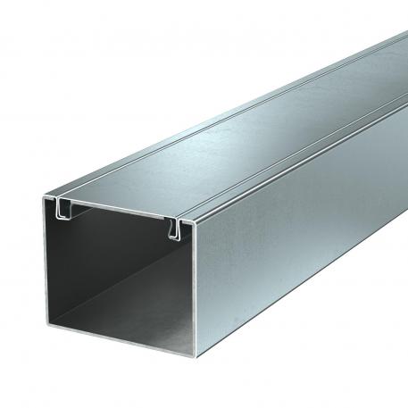 Goulotte coupe-feu avec tissu pare-feu PYROLINE® Rapid PLM, hauteur de goulotte 80 mm, FS 2000 | 100 | 80 | zinc