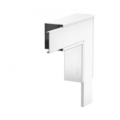 Angle plat, hauteur de goulotte 80 mm, blanc pur 250 | 100 |  |  | 80 |  |  | blanc pur; RAL 9010