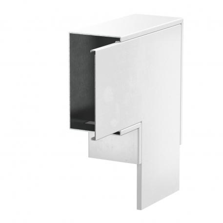 Angle plat, hauteur de goulotte 120 mm, blanc pur 275 | 200 |  |  | 120 |  |  | blanc pur; RAL 9010