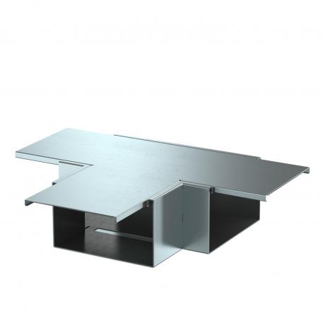 Té de dérivation, hauteur de goulotte 120 mm, FS 200 |  | 120 |  | zinc