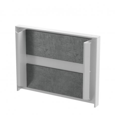 Embout, hauteur de goulotte 80 mm, blanc pur 105 | 81 | blanc pur; RAL 9010