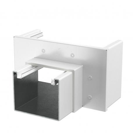 Réducteur droit, d’une hauteur de goulotte de 120 mm à 80 mm, blanc pur blanc pur; RAL 9010