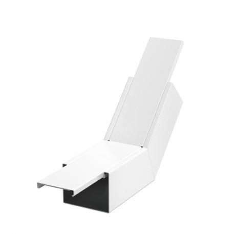 Coude vertical concave, hauteur de goulotte 80 mm, blanc pur 100 |  | 80 |  | 
