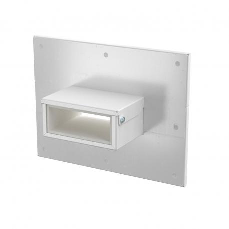Embase murale à 3 et 4 côtés, hauteur de goulotte 40 mm, blanc pur blanc pur; RAL 9010