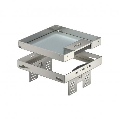 Cassetta livellabile con uscita cavo RKSNUZD3, acciaio inox 105 | 90 | 20 | 4