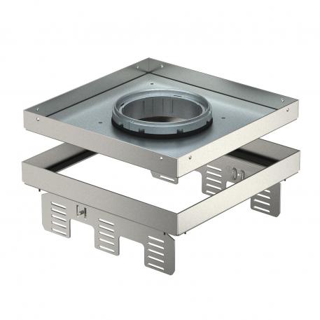 Cassette réglable en hauteur pour tube, RKFNUZD3, acier inoxydable  | 105 | 20 | 90 | 9